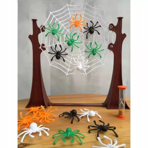 Skaczące Pająki Gra Zręcznościowa dla Dzieci Rodziny 16 Pająków 2-4 graczy