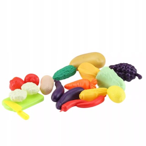 Wózek Sklepowy dla Dzieci Warzywa i Owoce Zestaw Zakupowy Sklep Koszyk