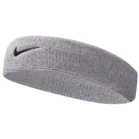 ND05_O2274 Opaska na głowę Nike Swoosh Headband szara NNN07051OS