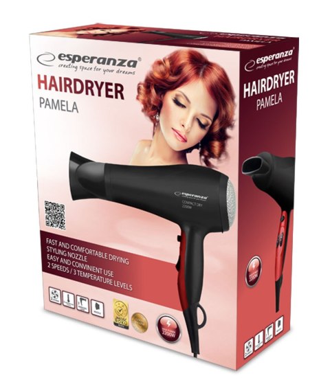 EBH004K Esperanza suszarka do włosów pamela