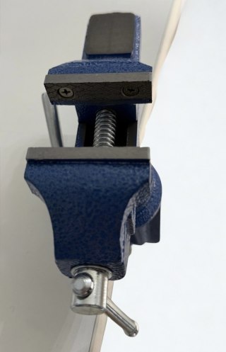 Imadło Mikro Stołowe 50 mm z Kowadłem - Żeliwne, Zaciskowe, Do Bardzo Precyzyjnych Prac