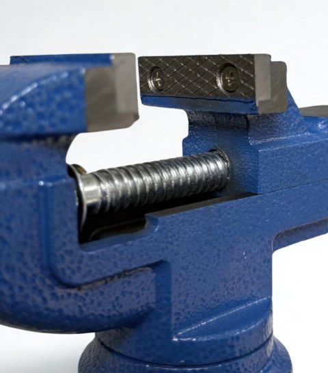 Imadło Mikro Stołowe 50 mm z Kowadłem - Żeliwne, Zaciskowe, Do Bardzo Precyzyjnych Prac