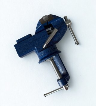 Imadło Mini Stołowe 60 mm z Kowadłem - Żeliwne, Zaciskowe, Do Zadań Precyzyjnych