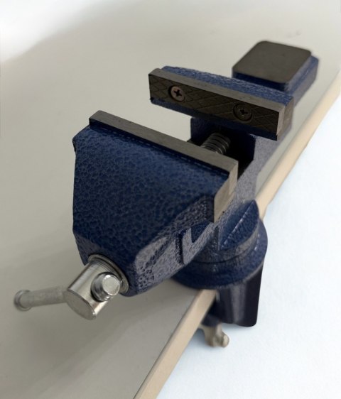 Imadło Mini Stołowe 60 mm z Kowadłem - Żeliwne, Zaciskowe, Do Zadań Precyzyjnych