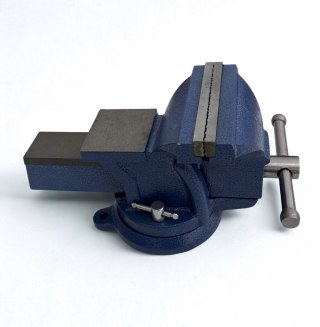 Imadło Obrotowe 125 mm z Kowadłem - Żeliwne, Warsztatowe, 9 kg