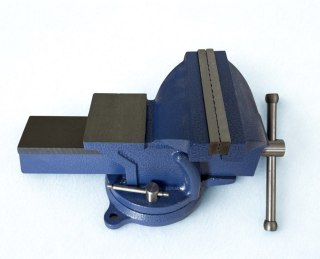 Imadło Obrotowe 150 mm z Kowadłem - Żeliwne, Warsztatowe, 9 kg