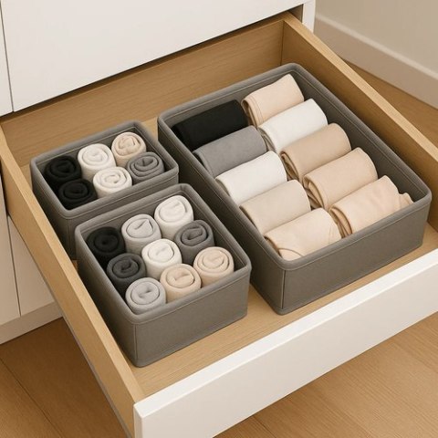 Organizer na bieliznę - zestaw 6szt. Ruhhy 25764