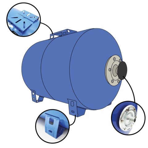Zbiornik membranowy 100l epdm 8 bar