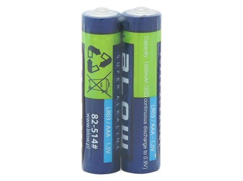 82-514# Bateria blow super alkaline aaa 2 pack
