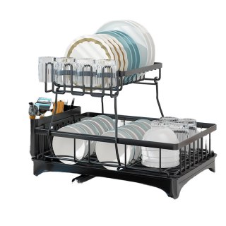 DA535 Suszarka do naczyń duża czarna