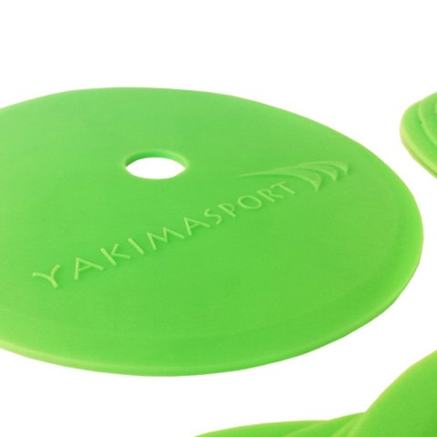 ND05_Z0938 100587 Zestaw znaczników pola Yakima Sport płaskie 10 szt. zielone 100587