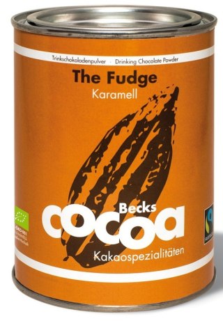 CZEKOLADA DO PICIA MLECZNY KARMEL BEZGLUTENOWA BIO 275 g - BECKS COCOA