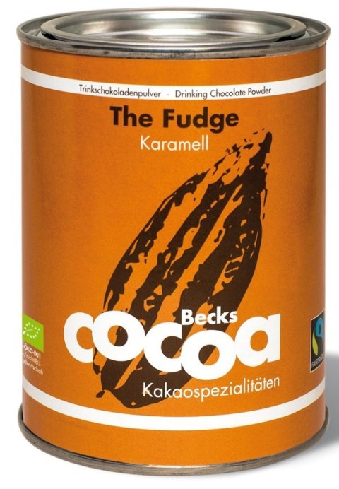 CZEKOLADA DO PICIA MLECZNY KARMEL BEZGLUTENOWA BIO 275 g - BECKS COCOA