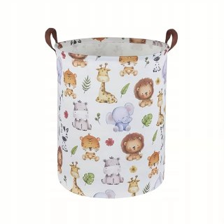 Kosz organizer na zabawki 40x50 cm dla dzieci do pokoju dziecięcego