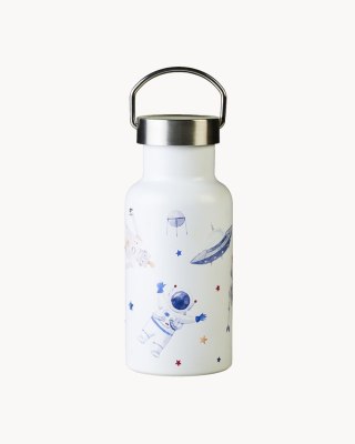 BUTELKA TERMICZNA Z DWOMA NAKRĘTKAMI DLA DZIECI ASTRONAUTA 350 ml - CHIC-MIC