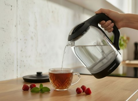 EKK025K Esperanza czajnik elektryczny szklany yukon 1.7 l czarny