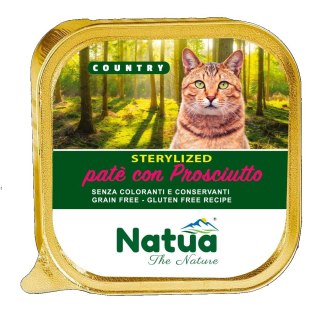 Natua Country Sterilized Ham - Szynka dla kotów sterylizowanych karma mokra dla kota tacka 100g
