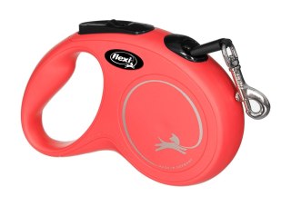 Smycz NEW CLASSIC XS taśma -3m -do 12kg czerwony