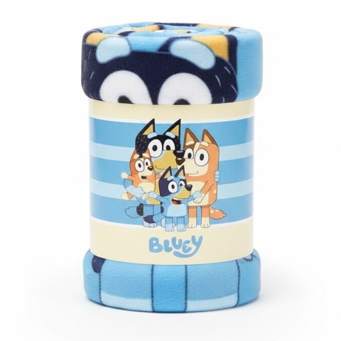 Koc polarowy 100x140 Bluey paski