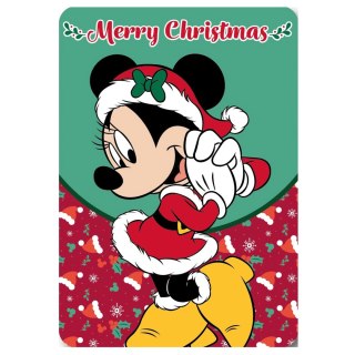 Koc polarowy 100x140 Myszka Minnie święta 5445