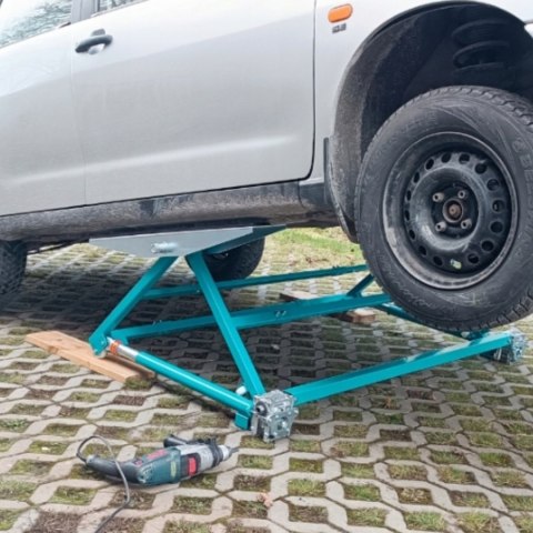 Mobilny Podnośnik Uchylny Warsztatowy 2000kg Stalowy Uniwersalny