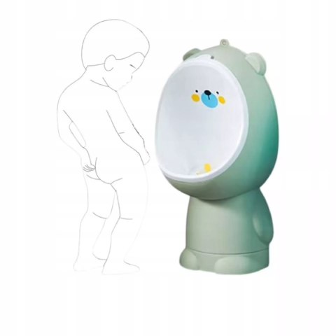 Pisuar MIŚ stojący z możliwością mocowania na ścianie nocnik do nauki