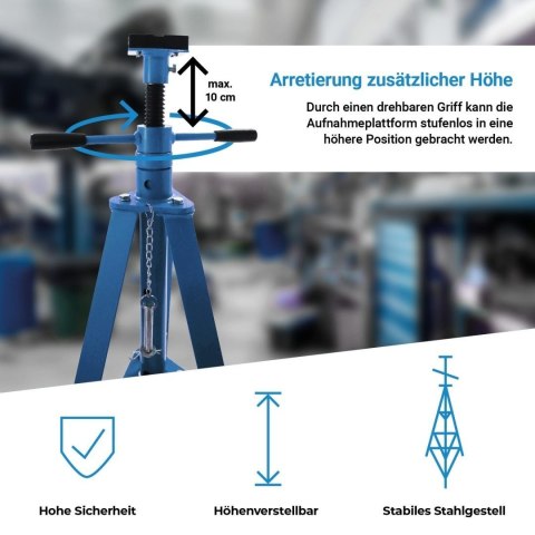 Podstawka Samochodowa BITUXX 2T - Regulowana Podpora Kobyłka Stalowa pod Auto