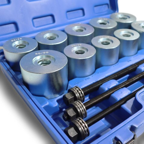 Bituxx 27-częściowy zestaw narzędzi do tulei silentblock do profesjonalnego montażu i demontażu
