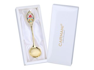 Łyżeczka do cukru - Kujawskie, białe (CARMANI)