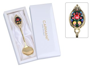 Łyżeczka do cukru - Kujawskie, czarne (CARMANI)