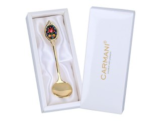 Łyżeczka do cukru - Kujawskie, czarne (CARMANI)