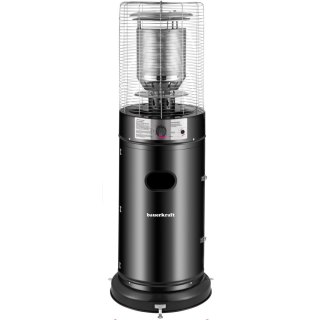 Parasol grzewczy gazowy ogrzewacz tarasowy promiennik z pokrowcem Bauerkraft