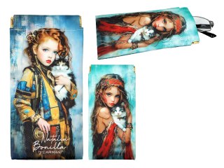 Etui na okulary Woreczek/organizer - N. Bonilla, Kocie opowieści Clary i Mii (CARMANI)