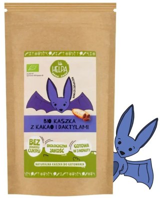 KASZKA ORKISZOWO - OWSIANA Z KAKAO I DAKTYLAMI BEZ DODATKU CUKRÓW BIO 200 g - HELPA