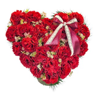 DUŻE SERCE XL STROIK NA CMENTARZ GRÓB NAGROBNA KOMPOZYCJA KWIATOWA
