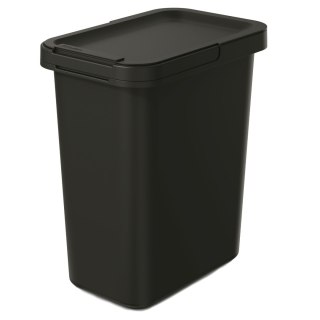 Kosz na śmieci SYSTEMA 12L - czarny recykling