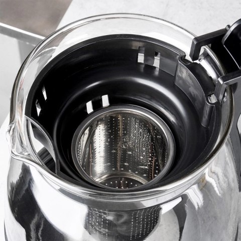 Dzbanek z Zaparzaczem do Napojów Herbaty Ziół Naparów Szklany VILDE 2 l