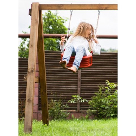 Huśtawka plastikowa - czerwona 23555