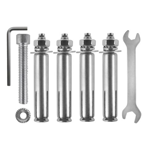 Rowerowy uchwyt / wieszak ścienny Maclean, poziomy, stal, max. obciążenie, z hakiem na kask, 30kg, MC-484