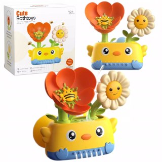 Zabawka wodna do kąpieli dla niemowląt prysznic kwiatek z przyssawkami