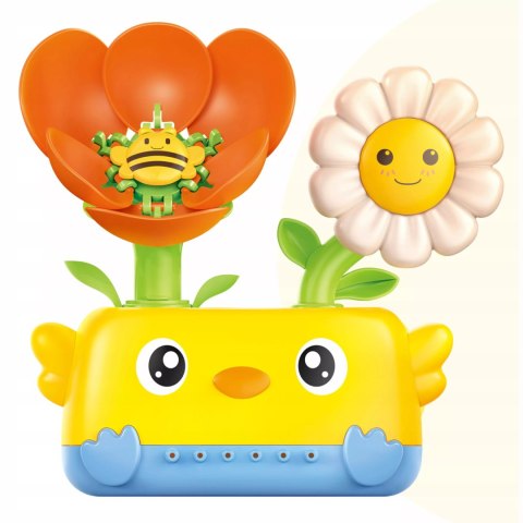 Zabawka wodna do kąpieli dla niemowląt prysznic kwiatek z przyssawkami