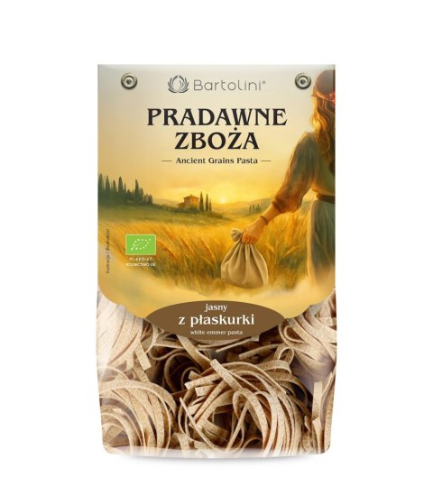 MAKARON (Z PŁASKURKI JASNY) GNIAZDA TAGLIATELLE BIO 250 g - BARTOLINI (PRADAWNE ZBOŻA)