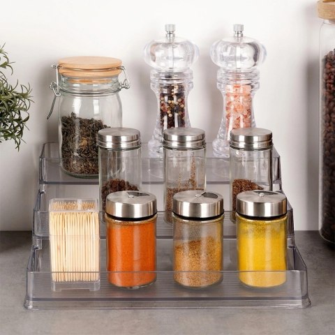 Półka Kuchenna Organizator 3 Poziomy Przezroczysta 255 x 235 cm EXCELLENT