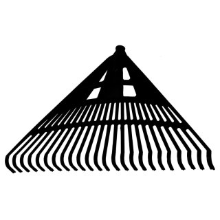 Grabie plast.szer.610mm czarne(nieoprawne-bez trzonka fi=28)