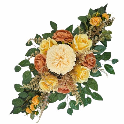 Komplet zestaw stroiki stroik na cmentarz grób bukiet miska