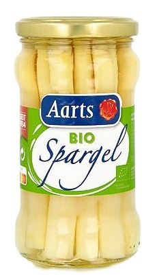 SZPARAGI BIAŁE W ZALEWIE BIO 280 g (160 g) (SŁOIK) - AARTS