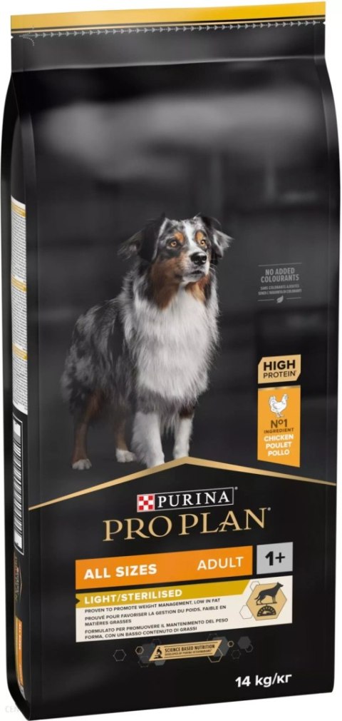 Purina Pro Plan Adult Light Optiweight Sterilised Kurczak I Ryż 14kg