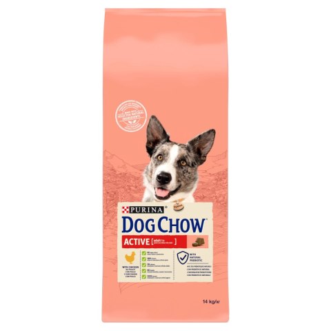 Purina Dog Chow Active Adult Z Kurczakiem 14kg