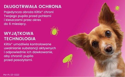 Bayer Kiltix Obroża Na Kleszcze I Pchły Dla Psa 38cm