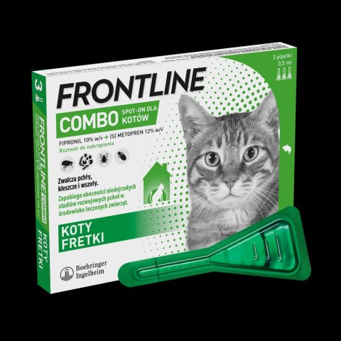 FRONTLINE Combo Spot-On Dla Kotów 3x0,5ml
